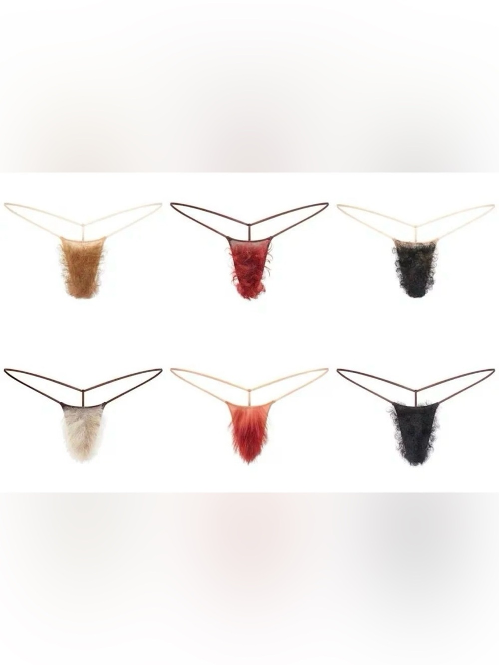 Skims faux hair micro string thong - Picture 2 of 5